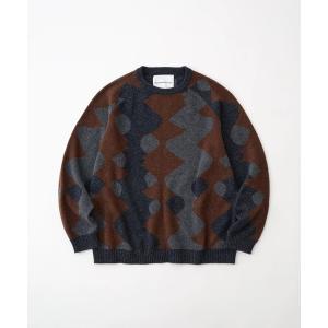 セーター ニット 「White Mountaineering/ホワイトマウンテニアリング」INTARSIA KNIT PULLOVER メンズ