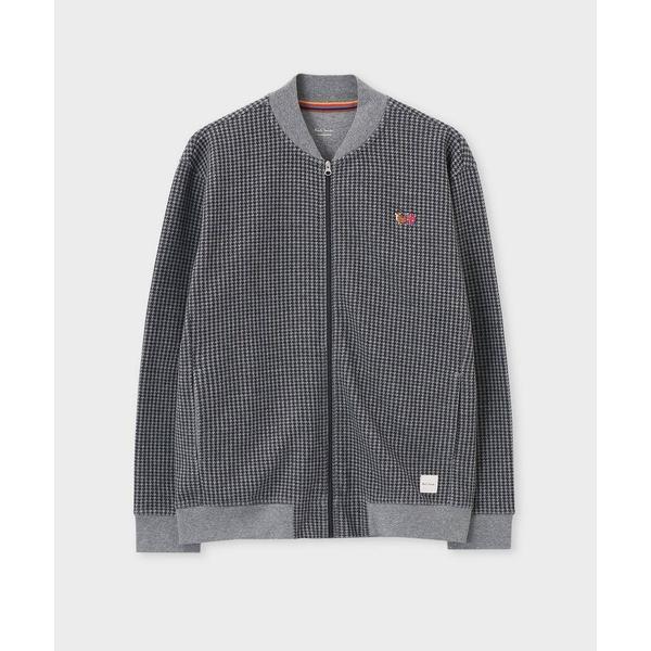 ブルゾン アウター ハウンドトゥースジャカードジップアップ ブルゾン「853293 7123A」 メ...