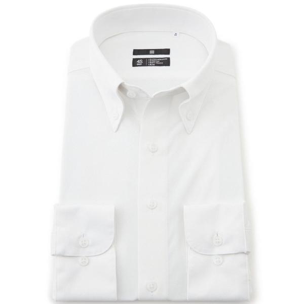 フォーマル シャツ 「スーパーノンアイロン・ストレッチ・吸水速乾・汗ジミ抑制」「長袖」「BLACK ...