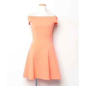 「asos」 ノースリーブワンピース 36 オレンジ レディース