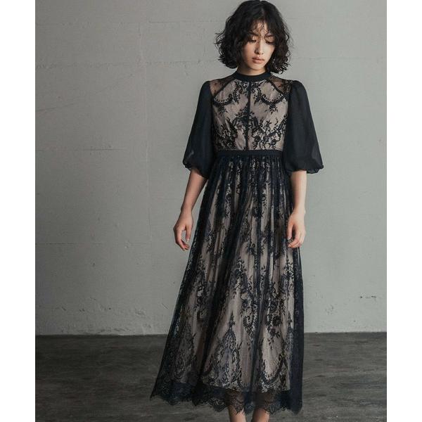 「GIRL」 半袖ワンピース M ブラック レディース