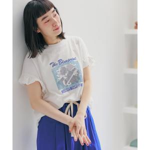 「niko and...」 半袖カットソー LARGE オフホワイト レディース