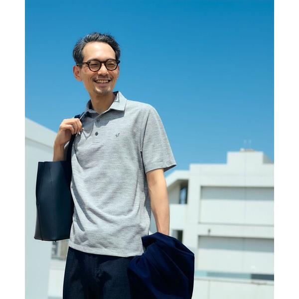 「SHIPS」 半袖ポロシャツ X-LARGE グレー メンズ