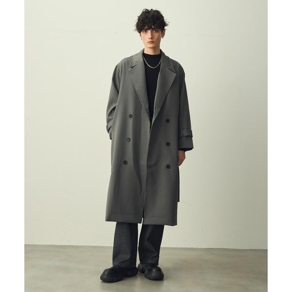 トレンチコート コート Draped over double trench coat / ドレープオ...