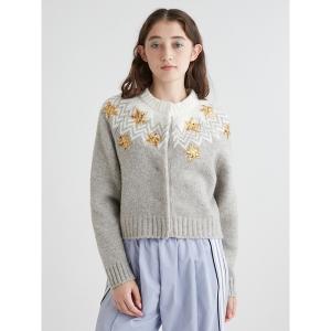 「FURFUR」 ニットカーディガン FREE グレー レディース