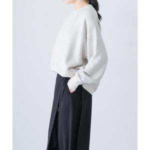 トレーナー スウェット コットンリヨセルスウェットプルオーバー レディース