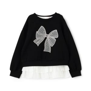 tシャツ ビッグリボントレーナー＆裾フリルTシャツセット キッズ 子供服 女の子｜ZOZOTOWN Yahoo!店