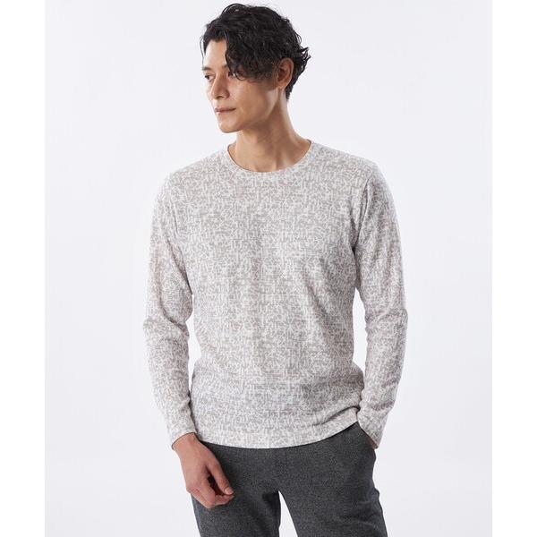 tシャツ ＊Safari11月号掲載＊クラックプリントジャージーカットソー メンズ