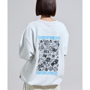 トレーナー スウェット Coleman/コールマン Coleman×Chocomoo×FREAK'S STORE 別注 コールマン チョコムー out