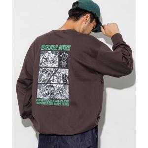 トレーナー スウェット Coleman/コールマン Coleman × Chocomoo × FREAK'S STORE 別注 コールマン チョコムー