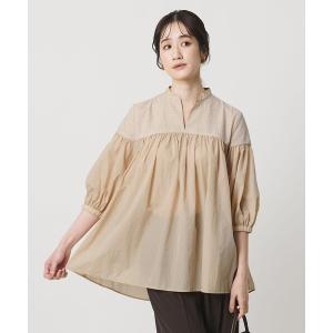 ブラウス シャツ エンブロイダリー チュニック ‐ウォッシャブル‐ レディース