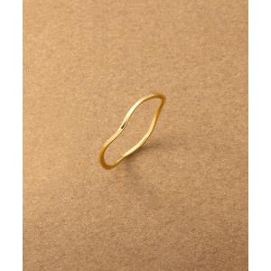 指輪 リング 華奢ラインのステンレス製ウェーブデザインリング レディース｜ZOZOTOWN Yahoo!店