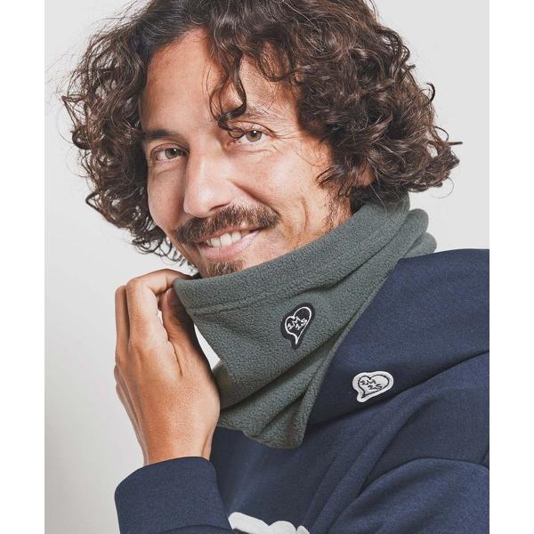 ネックウォーマー スヌード mko13189-neck warmer with heart patc...