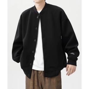 カーディガン MERSENAS ドロップショルダー ダンボールスウェット ルーズ カーディガン メンズ レディース