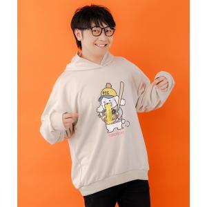 パーカー 353115：YORIMISHIフーデッドプルオーバー レディース メンズ