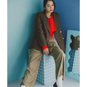 ジャケット テーラードジャケット ダブルブレストテーラードジャケット レディース