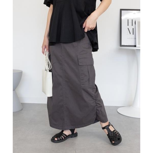 スカート ツイルカーゴスカート