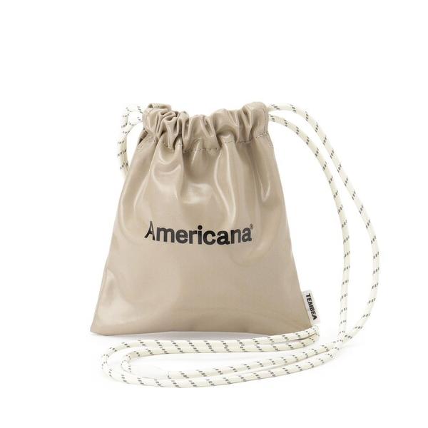 ハンドバッグ Americana（アメリカーナ）×TEMBEA PVCコーティング巾着