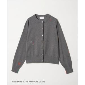 カーディガン 「HELLO KITTY × UNITED ARROWS」エンブロイダリー カーディガン レディース