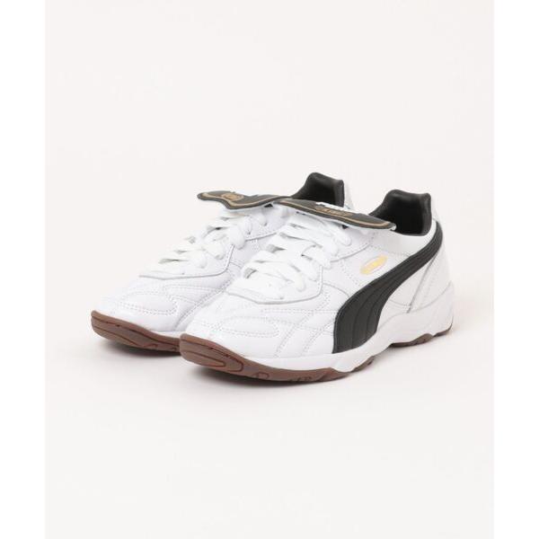 スニーカー PUMA プーマ KING INDOOR 401683 13WH/BK メンズ