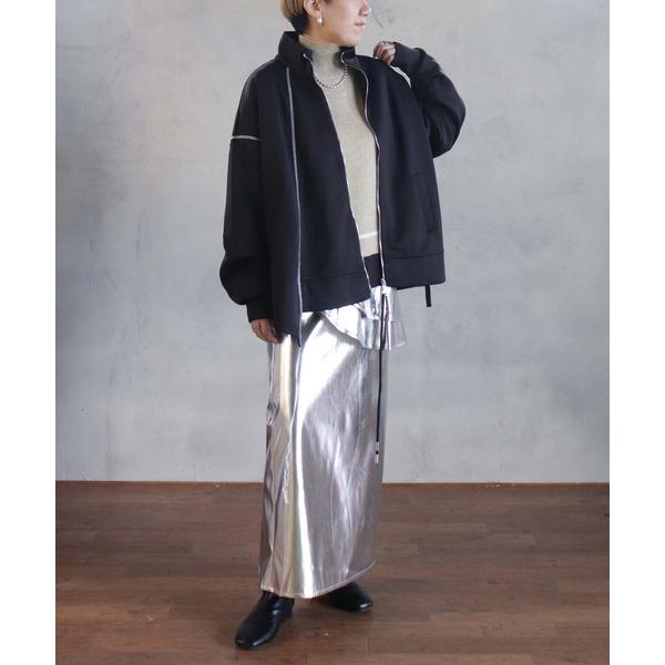 ブルゾン アウター ポンチ2wayブルゾン レディース