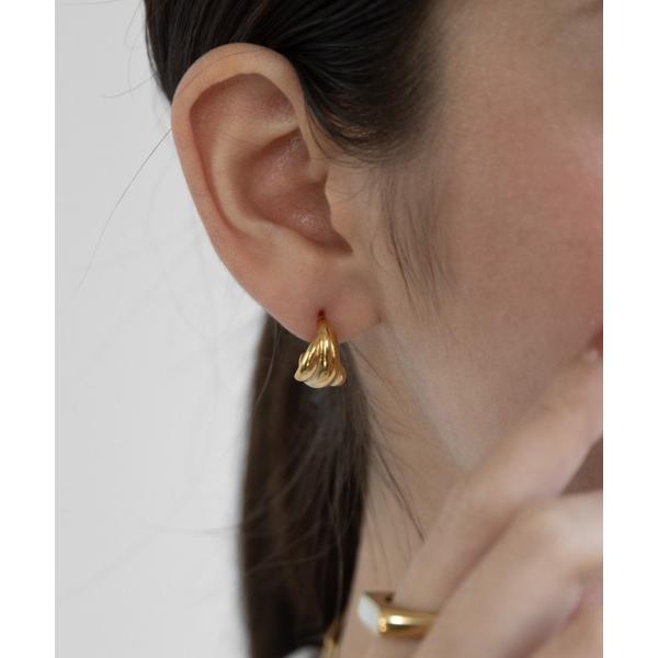 ピアス 金属アレルギー対応　クラシカルウェーブピアス レディース メンズ