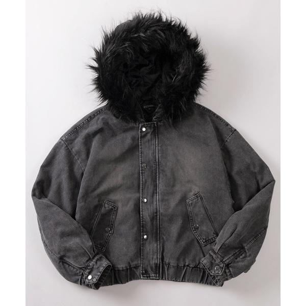 ブルゾン アウター 「82」2WAY ヴィンテージライク デニム ファーフード ブルゾン メンズ レ...