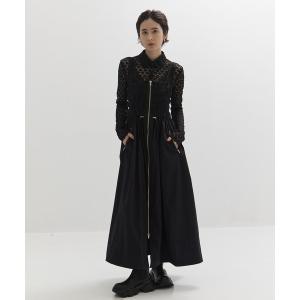 ワンピース 「STUDIOUS/ステュディオス」SHIRRING ZIP CAMISOLE DRESS/シャーリングジップキャミソールドレス