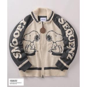 セーター ニット 「72」「PEANUTS/ピーナッツ」スヌーピー カウチンニット メンズ レディース