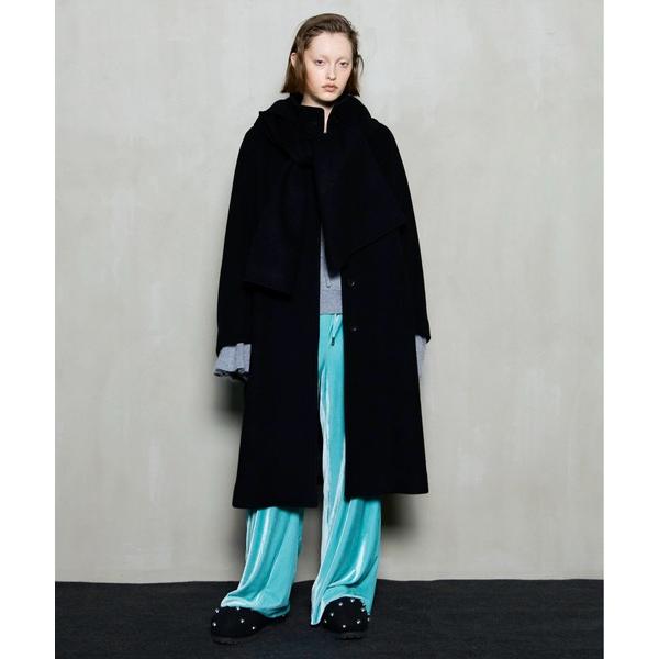 コート アウター Hood Muffler Coat / フードマフラーコート レディース