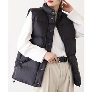 ベスト ジレ ナイロンダウンベスト レディース
