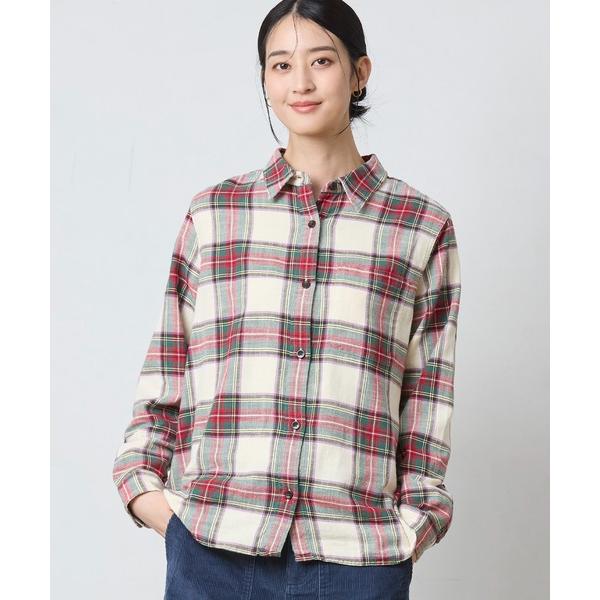 ブラウス シャツ サンウォッシュ・ツイル・シャツ 米国フィット・プチ レディース