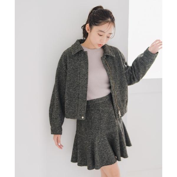 スカート 2025秋冬新作 ローフレアミニスカート