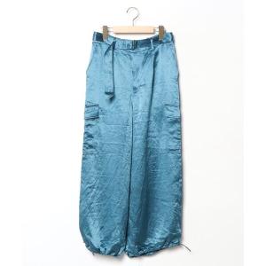 「GEORGES RECH」 カーゴパンツ 40 ブルー レディース