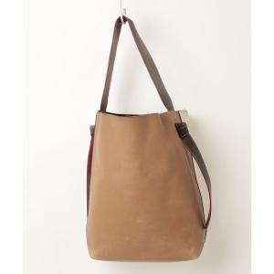 「CELINE」 ツイステッド カバ トートバッグ - ブラウン レディース