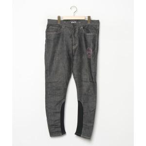 「glamb」 加工デニムパンツ 2 グレー メンズ