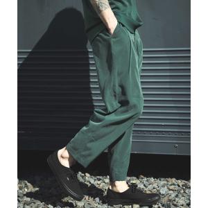 「MR.OLIVE」 スラックス SMALL グリーン メンズ