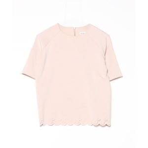 「en recre」 半袖カットソー FREE ベージュ レディース