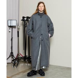 ステンカラーコート コート Clear Melton Balmacaan Coat / クリアメルトンステンカラーコート レディース メンズ