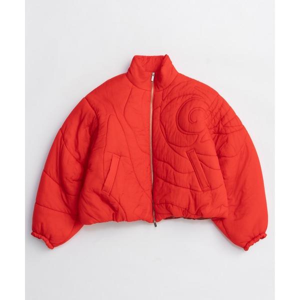 ブルゾン アウター Rose Quilted Padded Jacket / ローズキルティング中綿...