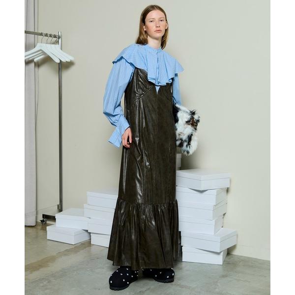 ワンピース Vegan Leather Dress / ヴィーガンレザーワンピース