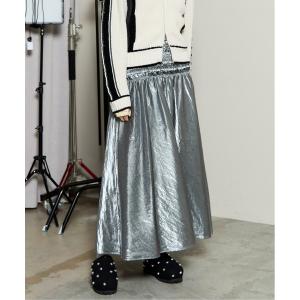 MAISON SPECIAL（メゾンスペシャル） スカート Metallic Shirring