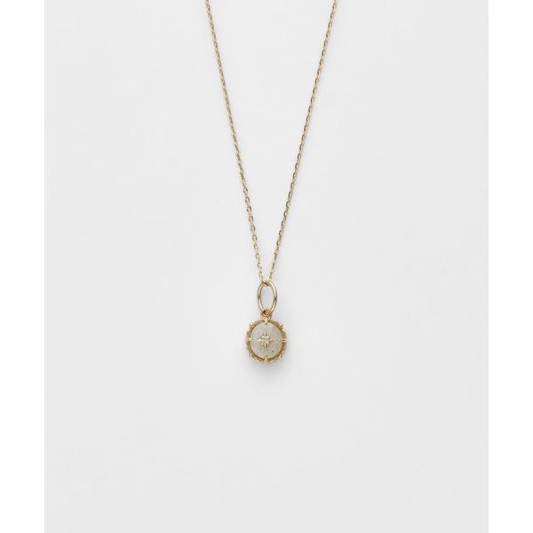 ネックレス K10／K5 シェル／ラブラドライトネックレスチャームセット レディース