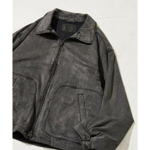 ブルゾン アウター McGREGOR COLLECTION/マックレガー コレクション 別注 リラックスフィット オーバーダイ スエード調 ドリズラー