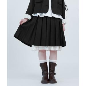 スカート 「apres jour mignon soie」asoort layered skirt/アソートレイヤードスカート