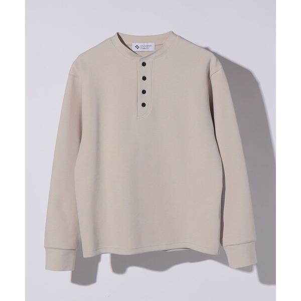 tシャツ City Ambient Products: ダブルフェイス カノコ ヘンリーネック カッ...