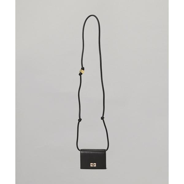 カードケース GANNI Bou Wallet On Strap A5396