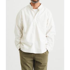 シャツ コットンネルBDプルオーバーシャツ メンズ