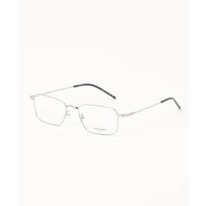 伊達メガネ メガネ 眼鏡 「SAINT LAURENT/サンローラン」スクエア メガネ SL844 002 メンズ レディース