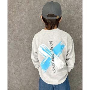 tシャツ グラフィックプリント　オーバーサイズ　ロンT キッズ 子供服 男の子 女の子